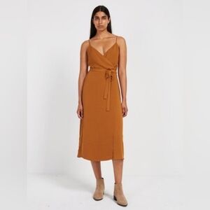 FRANK & OAK wrap dress (Medium)